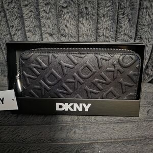 DKNY Black Embossed Wallet